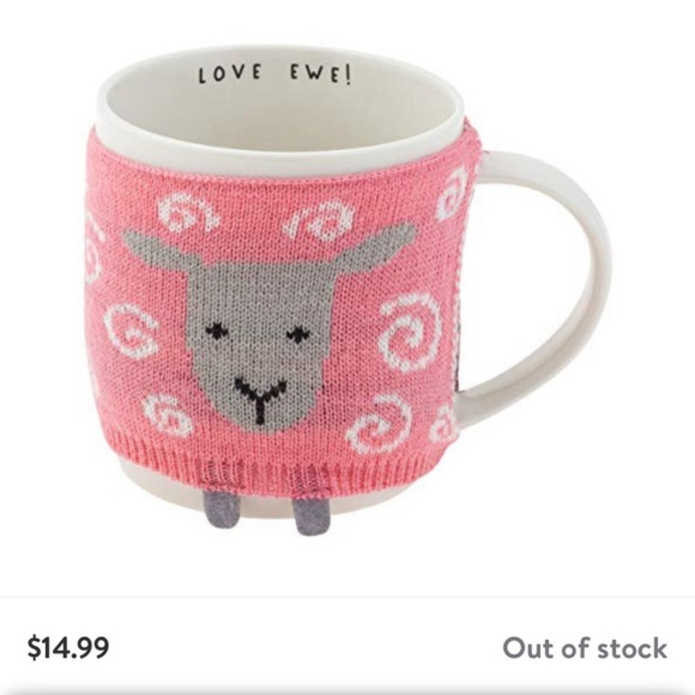 NWT….cozy sweater mug